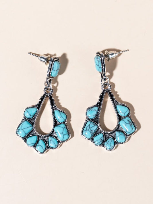 Lightweight Turquoise Earrings  