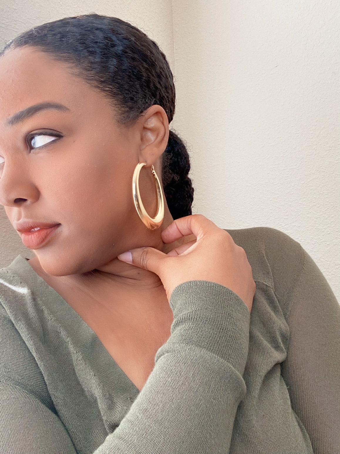 Classic Gold Hoops