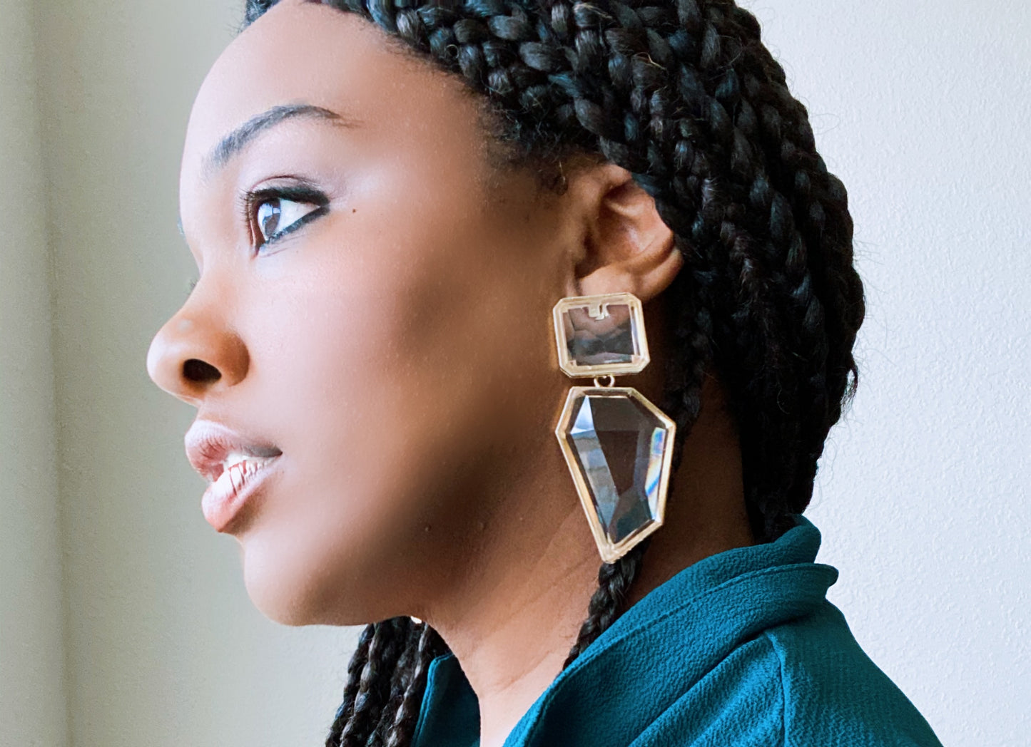 Geometric Drop Earrings